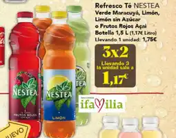 Gadis NESTEA Refresco Té Verde Maracuyá, Limón, Limón sin Azúcar o Frutos Rojos Açai oferta