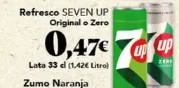 Gadis SEVEN UP Refresco Original o Zero oferta