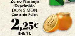 Gadis DON SIMÓN Zumo Naranja Exprimida Con o sin Pulpa oferta