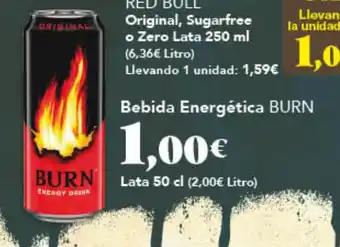Gadis BURN Bebida Energética oferta