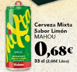 Gadis MAHOU Cerveza Mixta Sabor Limón oferta