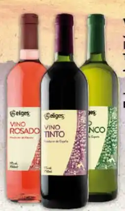 Gadis IFA ELIGES Vino de Mesa Joven 11° Tinto, Blanco o Rosado oferta
