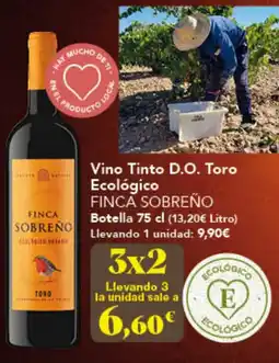 Gadis FINCA SOBREÑO Vino Tinto D.O. Toro Ecológico oferta