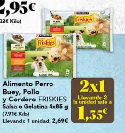 Gadis FRISKIES Alimento Perro Buey, Pollo y Cordero Salsa o Gelatina oferta