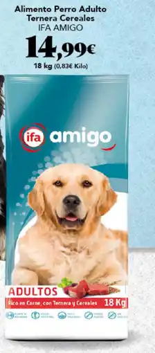 Gadis IFA AMIGO Alimento Perro Adulto Ternera Cereales oferta