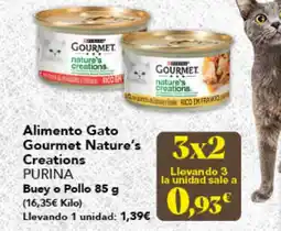 Gadis PURINA Alimento Gato Gourmet Nature's Creations oferta