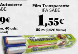 Gadis IFA SABE Film Transparente oferta