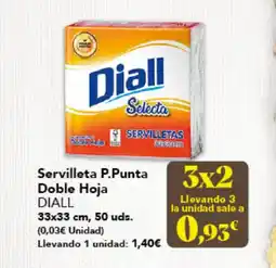 Gadis DIALL Servilleta P.Punta Doble Hoja oferta