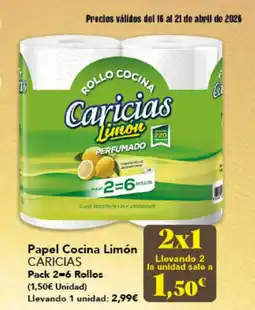 Gadis CARICIAS Papel Cocina Limón oferta