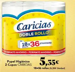 Gadis CARICIAS Papel Higiénico 2 Capas oferta