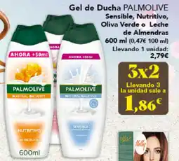 Gadis PALMOLIVE Gel de Ducha Sensible, Nutritivo, Oliva Verde o Leche de Almendras oferta