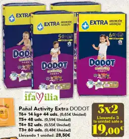 Gadis DODOT Pañal Activity Extra oferta