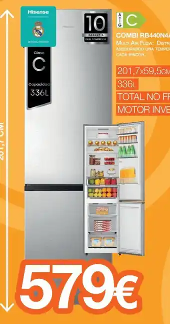 HISENSE Combi rb440n4acc