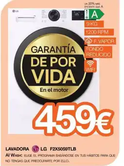 Expert LG Lavadora f2x50s9tlb oferta