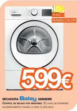 Expert BALAY Secadora 3sb080be oferta