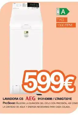Expert AEG Lavadora cs 913143698/lta6g7331e oferta