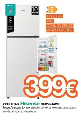Expert HISENSE 2 puertas rt422n4awe oferta