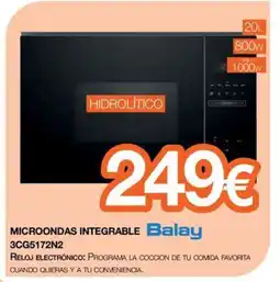 Expert BALAY Microondas integrable 3cg5172n2 oferta