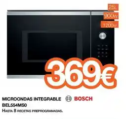 Expert BOSCH Microondas integrable bel554ms0 oferta