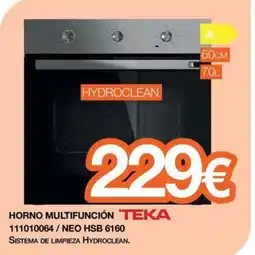 Expert TEKA Horno multifunción 111010064/neo hsb 6160 oferta