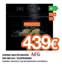Expert AEG Horno multifunción oferta