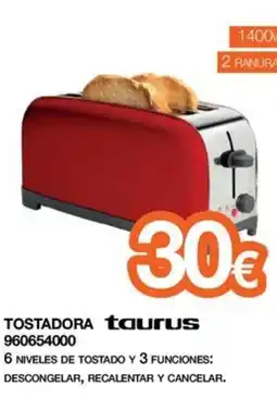 Expert TAURUS Tostadora 960654000 oferta