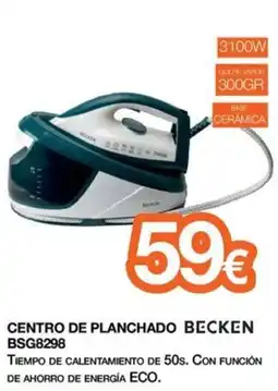 Expert BECKEN Centro de planchado bsg8298 oferta