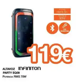 Expert INFINITON Altavoz party eq09 oferta
