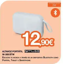 Expert MUSE Altavoz portátil m-308 btw oferta
