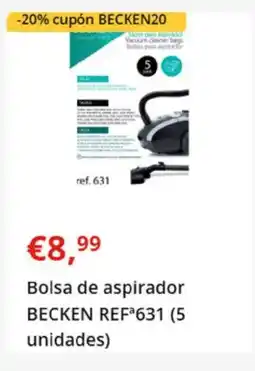 Worten BECKEN Bolsa de aspirador REF 631 oferta