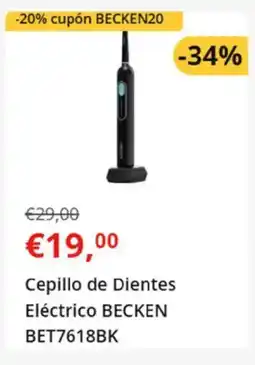 Worten BECKEN Cepillo de dientes eléctrico bet7618bk oferta