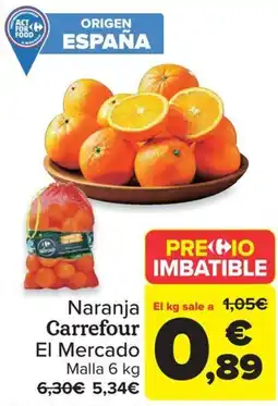 Carrefour Market Naranja Carrefour El Mercado oferta