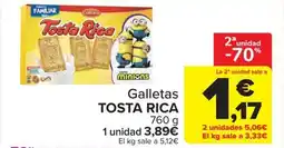 Carrefour Market TOSTA RICA Galletas oferta