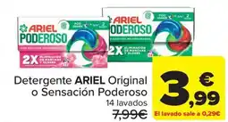 Carrefour Market ARIEL Detergente Original o Sensación Poderoso oferta