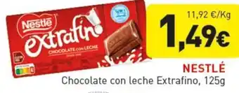 Hiperber NESTLÉ Chocolate con leche Extrafino oferta