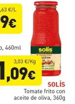 Hiperber SOLÍS Tomate frito con aceite de oliva oferta