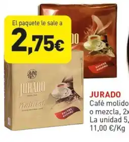 Hiperber JURADO Café molido o mezcla oferta