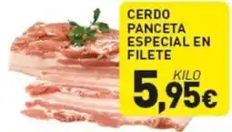 Hiperber Cerdo panceta especial en filete oferta