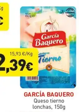 Hiperber GARCÍA BAQUERO Queso tierno lonchas oferta