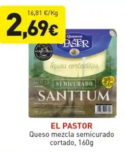 Hiperber EL PASTOR Queso mezcla semicurado cortado oferta