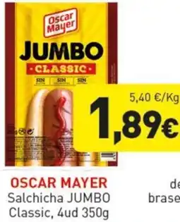 Hiperber OSCAR MAYER Salchicha JUMBO Classic oferta