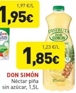 Hiperber DON SIMÓN Néctar piña sin azúcar oferta