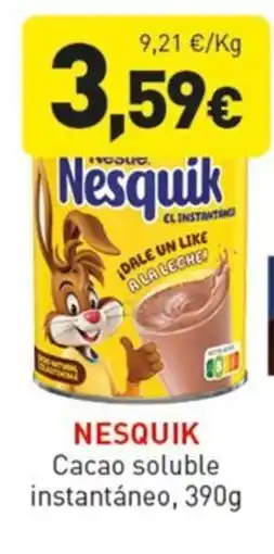 Hiperber NESQUIK Cacao soluble instantáneo oferta