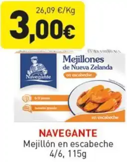 Hiperber NAVEGANTE Mejillones en escabeche oferta