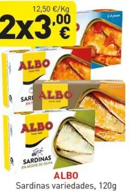 Hiperber ALBO Sardinas variedades oferta
