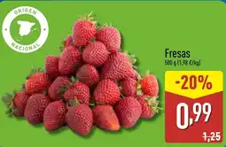 ALDI Fresas oferta