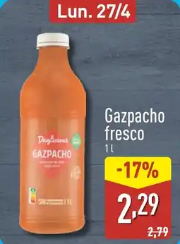 ALDI Gazpacho fresco oferta