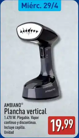 ALDI AMBIANO Plancha vertical oferta