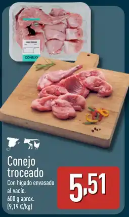 ALDI Conejo troceado oferta