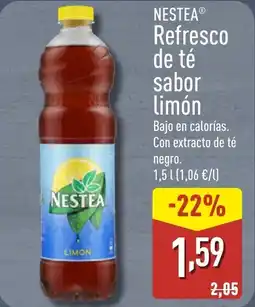 ALDI NESTEA Refresco de té sabor limón oferta